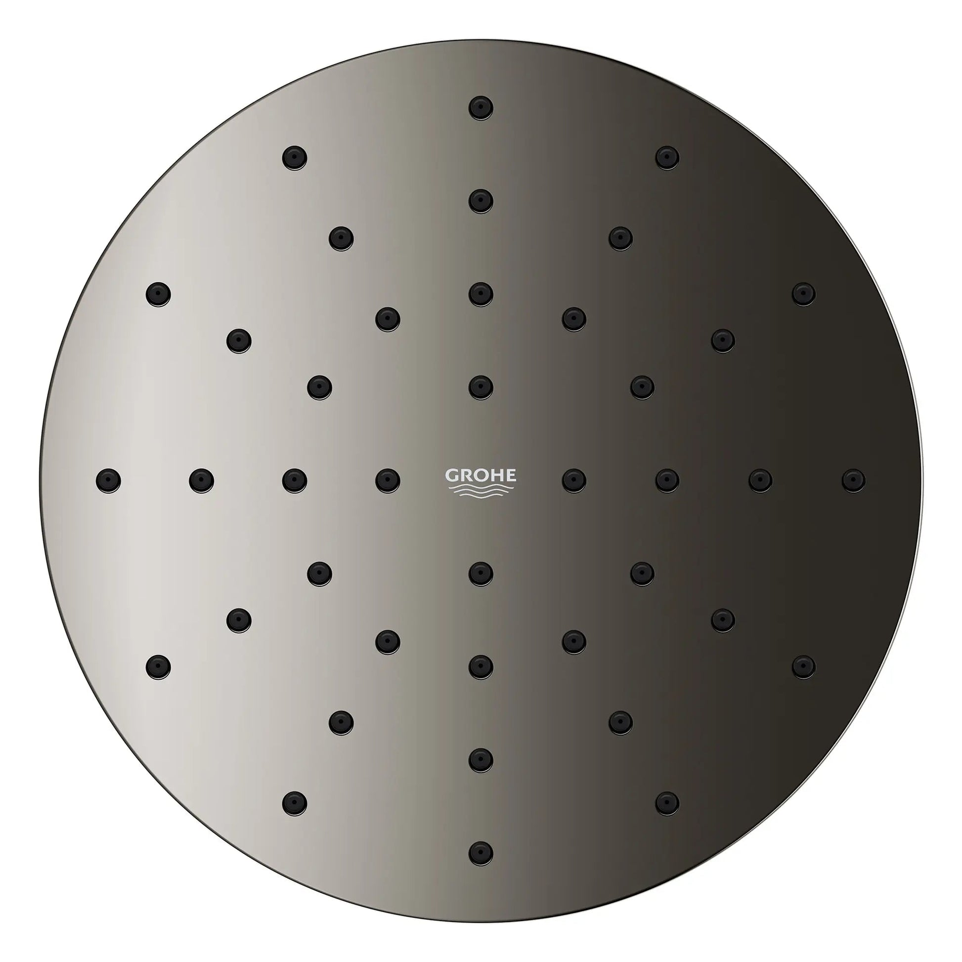 Grohe Euphoria 1.75 GPM 140 With AquaBooster Single Spray Hard Graphite Round Shower Head