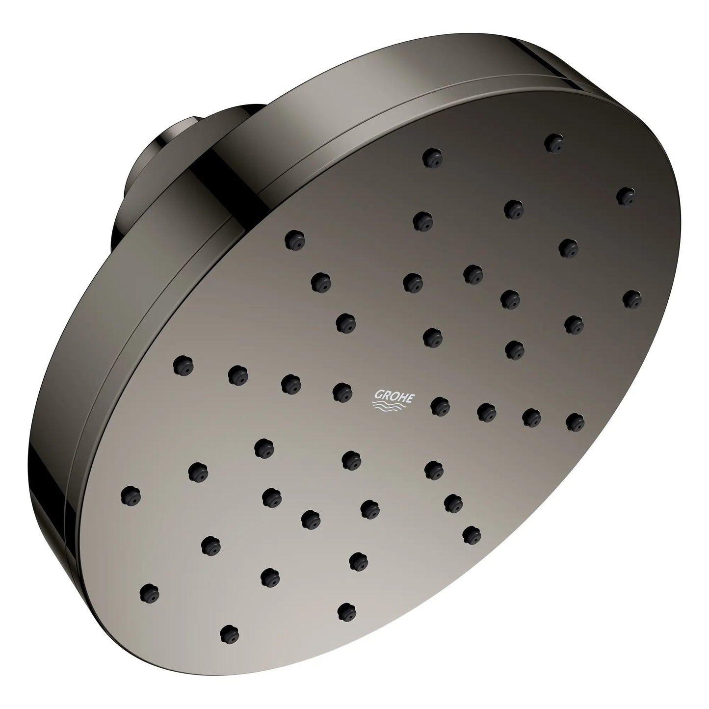 Grohe Euphoria 1.75 GPM 140 With AquaBooster Single Spray Hard Graphite Round Shower Head