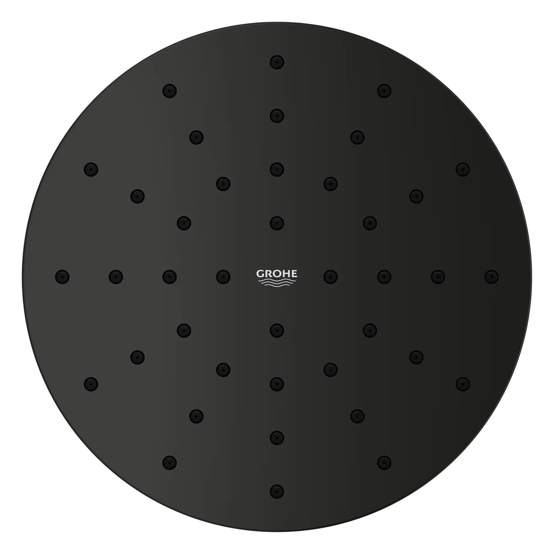 Grohe Euphoria 1.75 GPM 140 With AquaBooster Single Spray Matte Black Round Shower Head