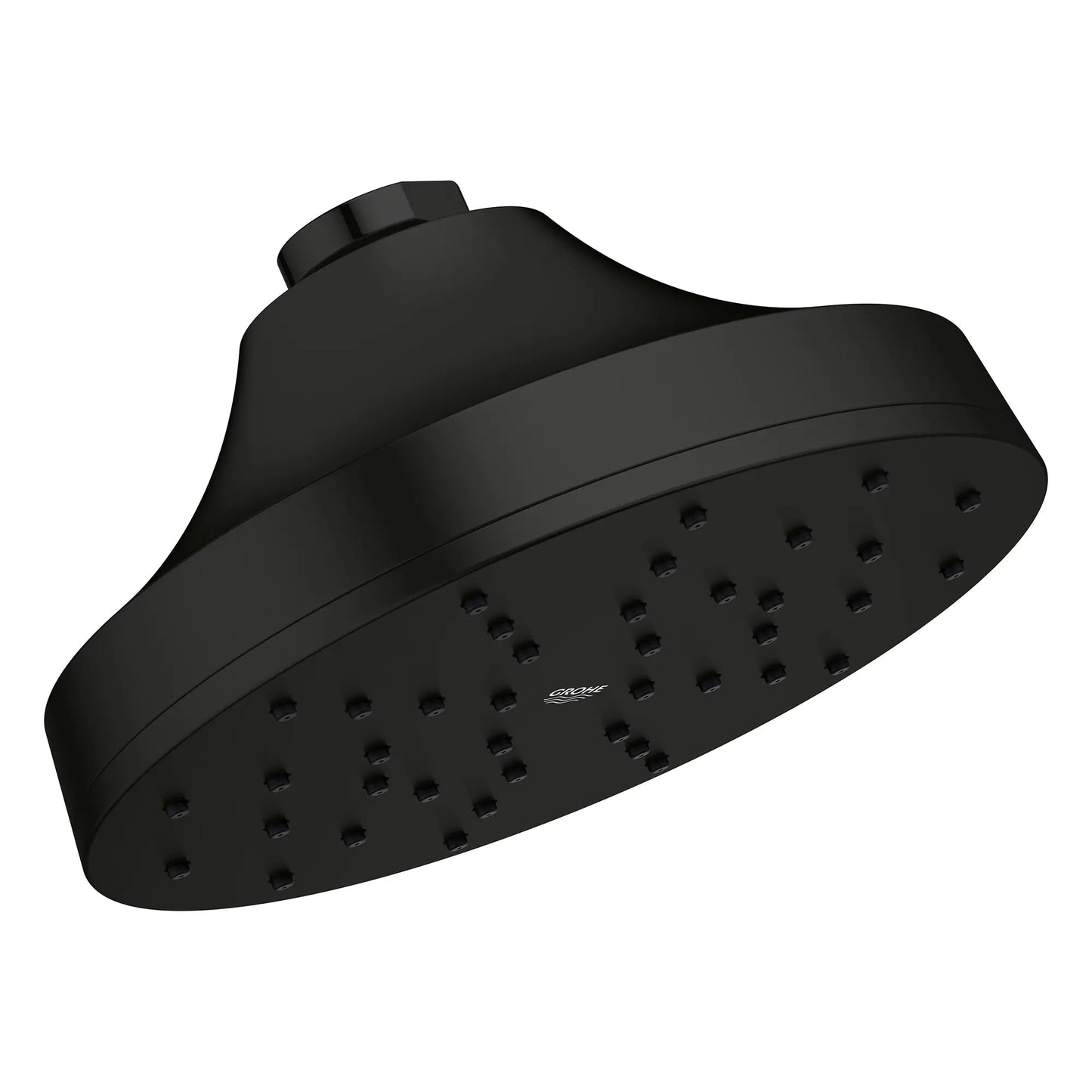 Grohe Euphoria 1.75 GPM 140 With AquaBooster Single Spray Matte Black Round Shower Head