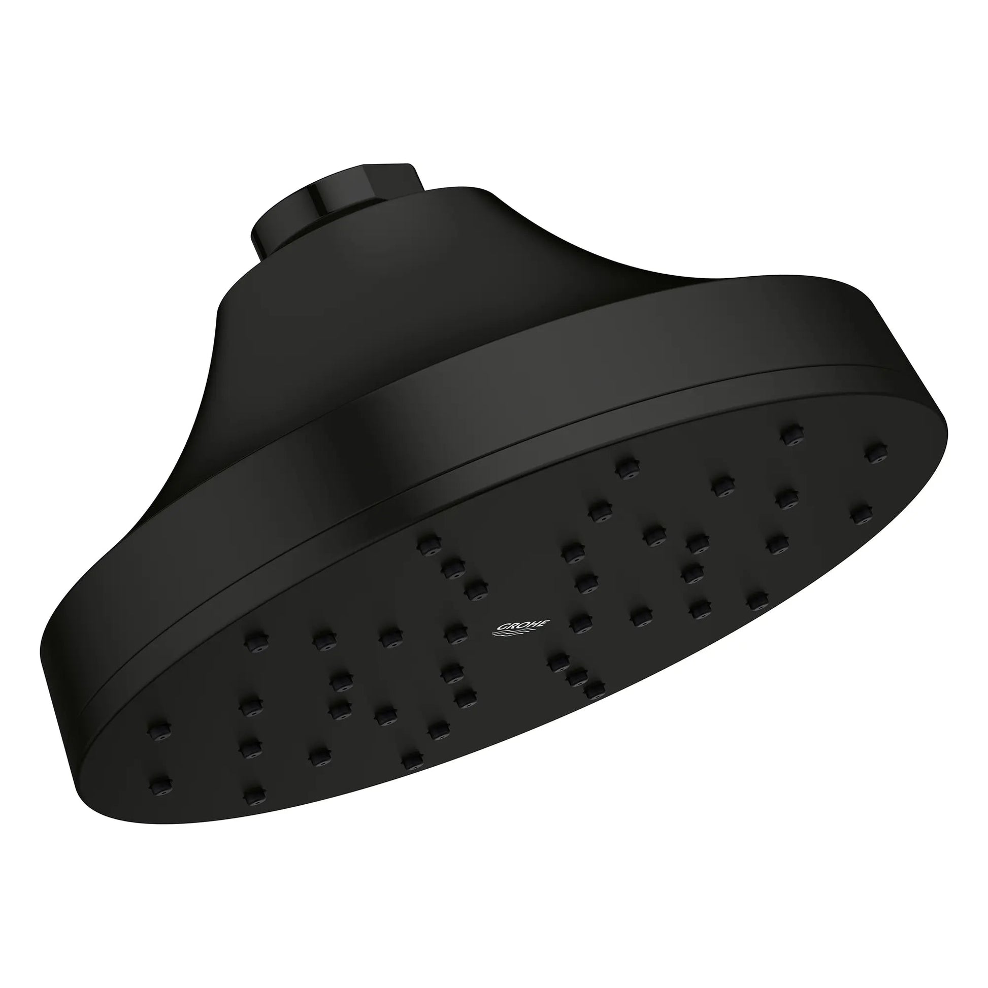 Grohe Euphoria 1.75 GPM 140 With AquaBooster Single Spray Matte Black Round Shower Head