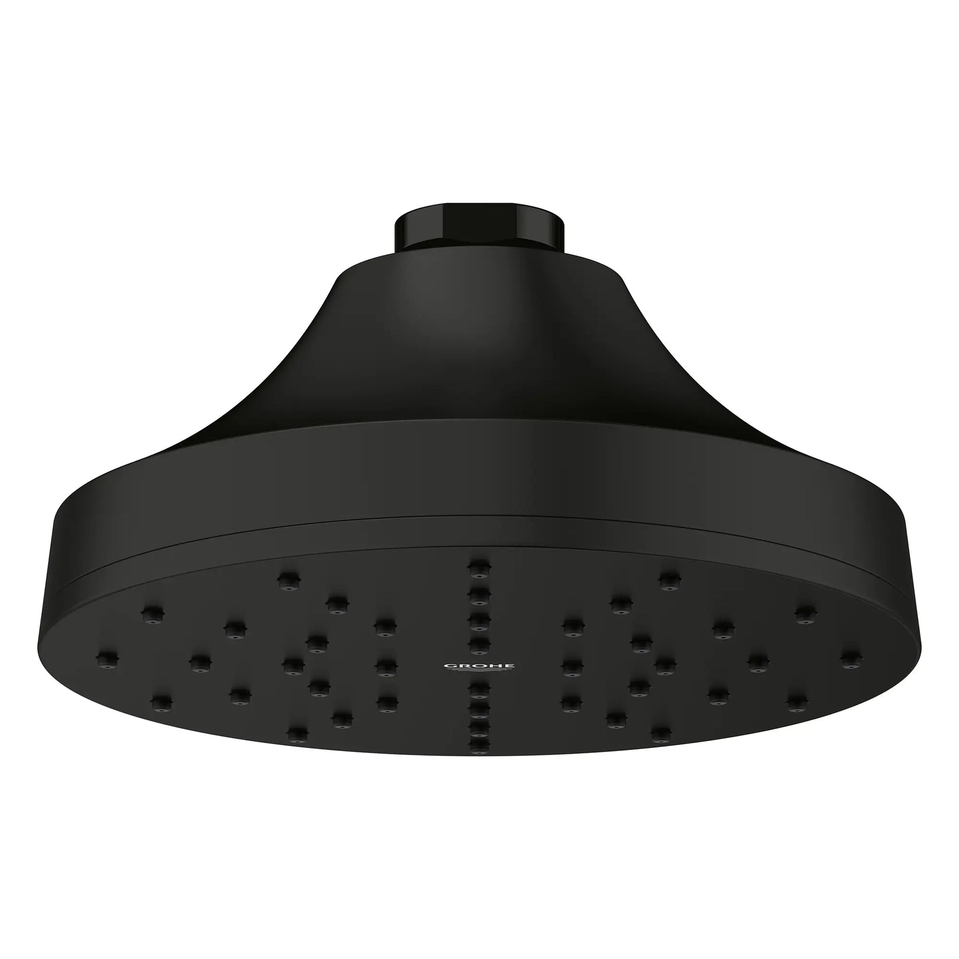 Grohe Euphoria 1.75 GPM 140 With AquaBooster Single Spray Matte Black Round Shower Head