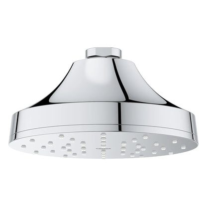 Grohe Euphoria 1.75 GPM 140 With AquaBooster Single Spray StarLight Chrome Round Shower Head