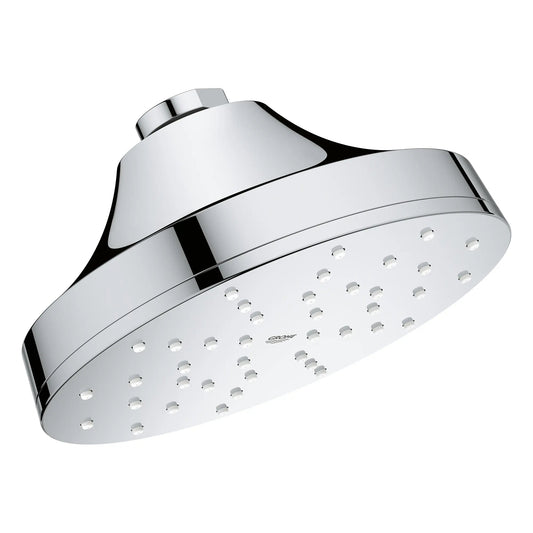 Grohe Euphoria 1.75 GPM 140 With AquaBooster Single Spray StarLight Chrome Round Shower Head