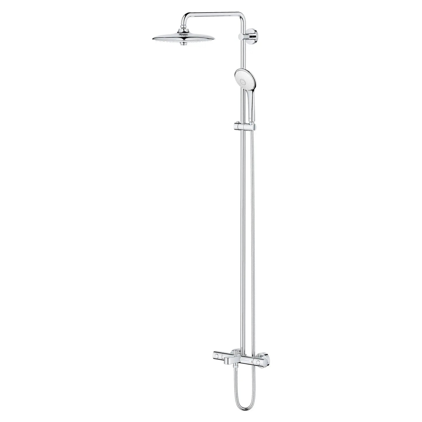 Grohe Euphoria 1.75 GPM 260 Thermostatic StarLight Chrome Shower System With Tub Spout