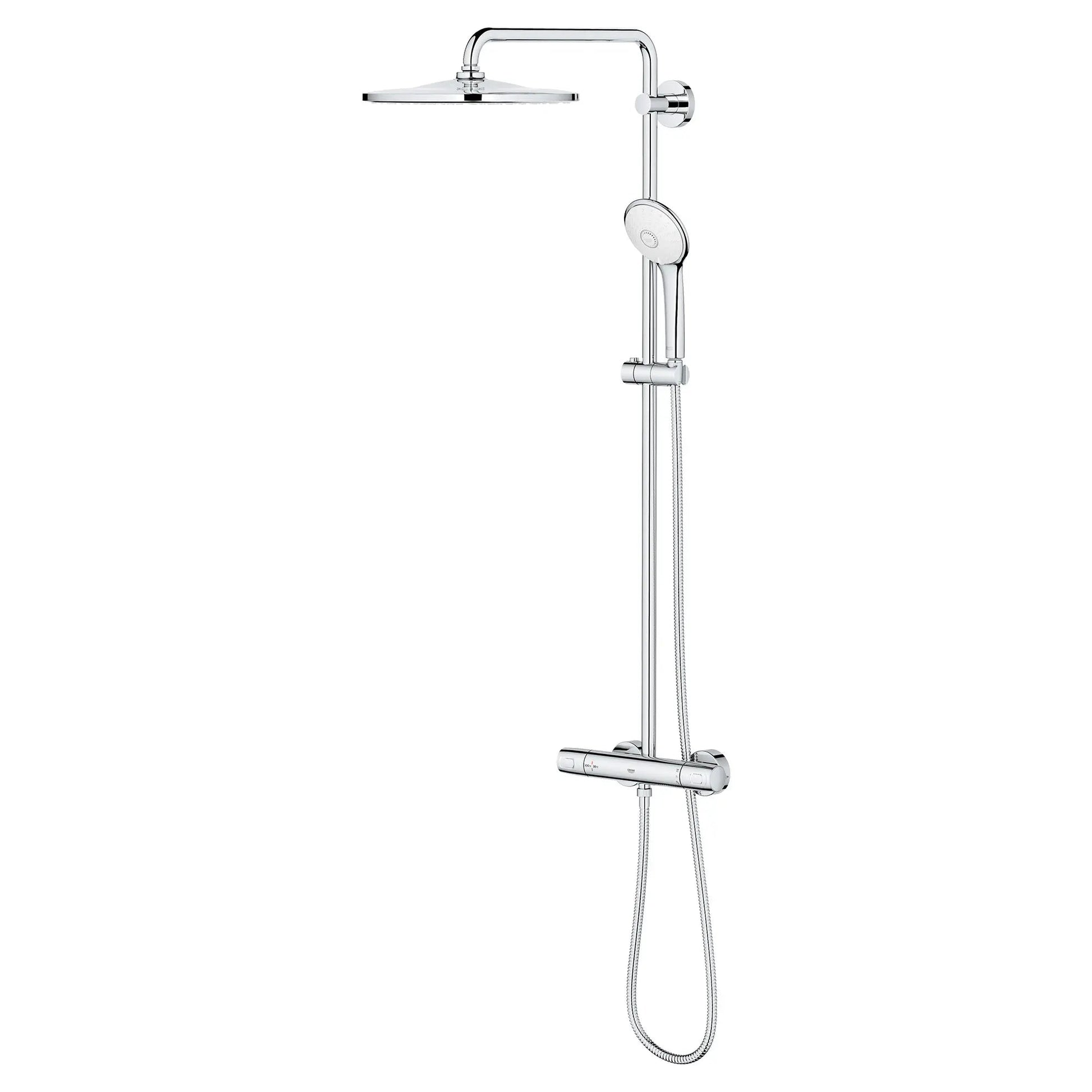 Grohe Euphoria 1.75 GPM 310 CoolTouch Thermostatic StarLight Chrome Shower System
