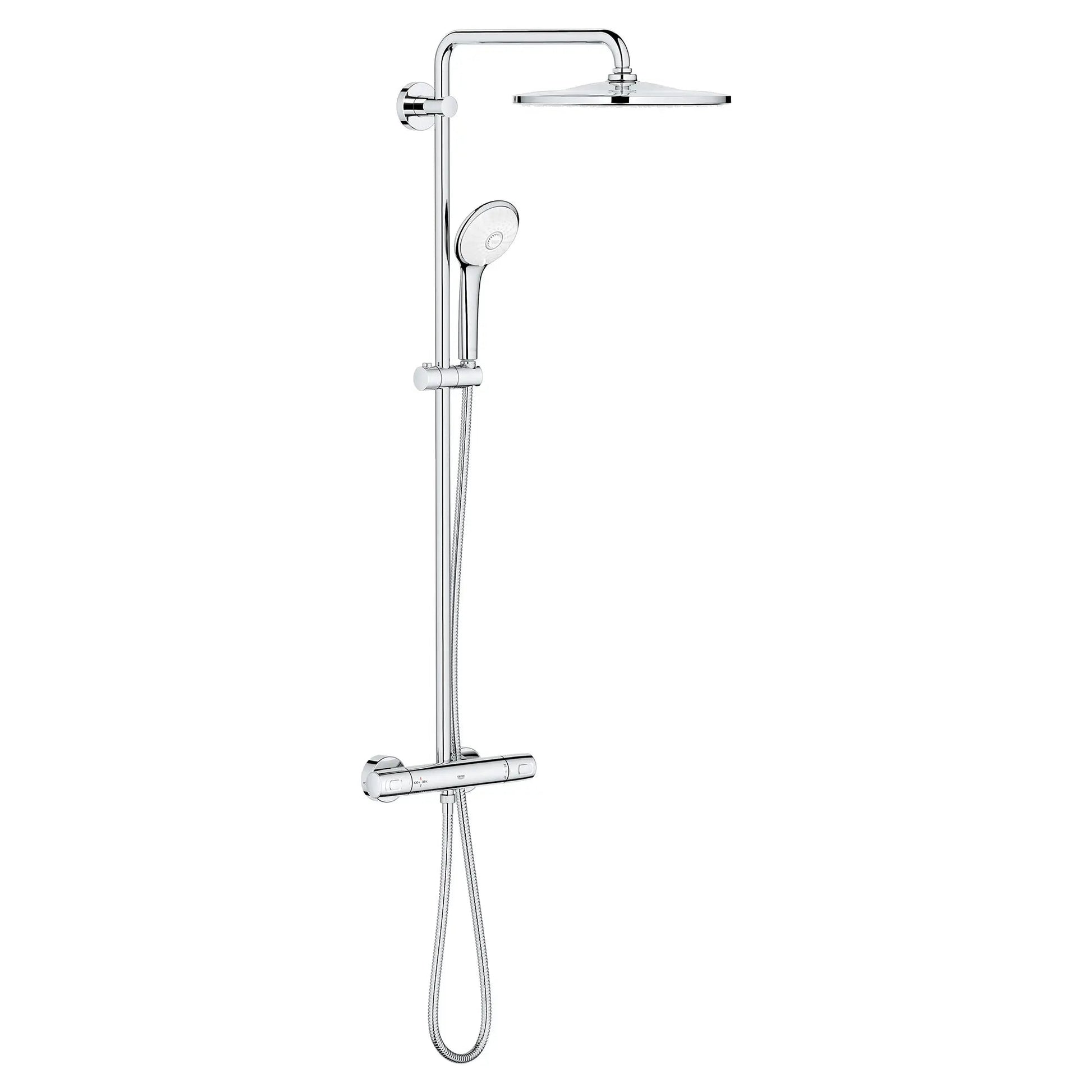 Grohe Euphoria 1.75 GPM 310 CoolTouch Thermostatic StarLight Chrome Shower System