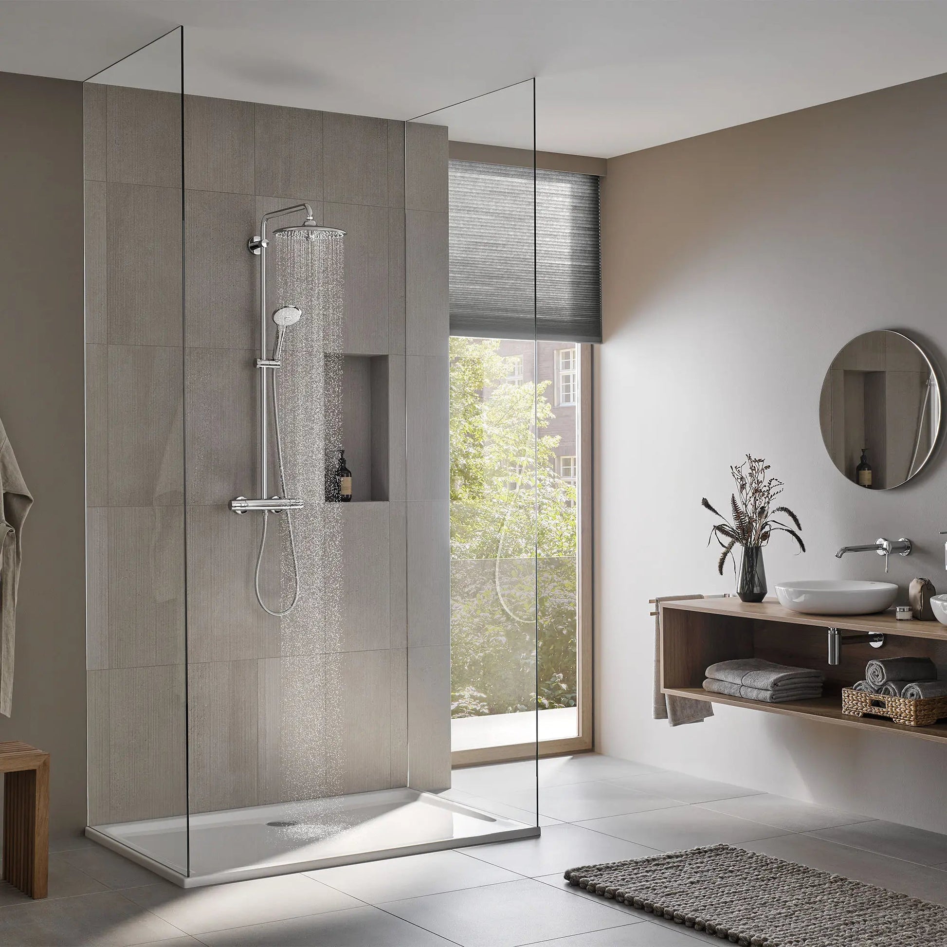 Grohe Euphoria CoolTouch Thermostatic StarLight Chrome Shower System