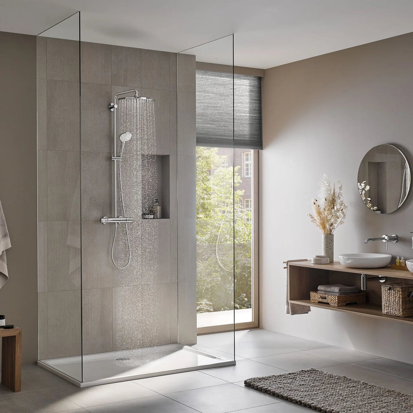 Grohe Euphoria CoolTouch Thermostatic StarLight Chrome Shower System