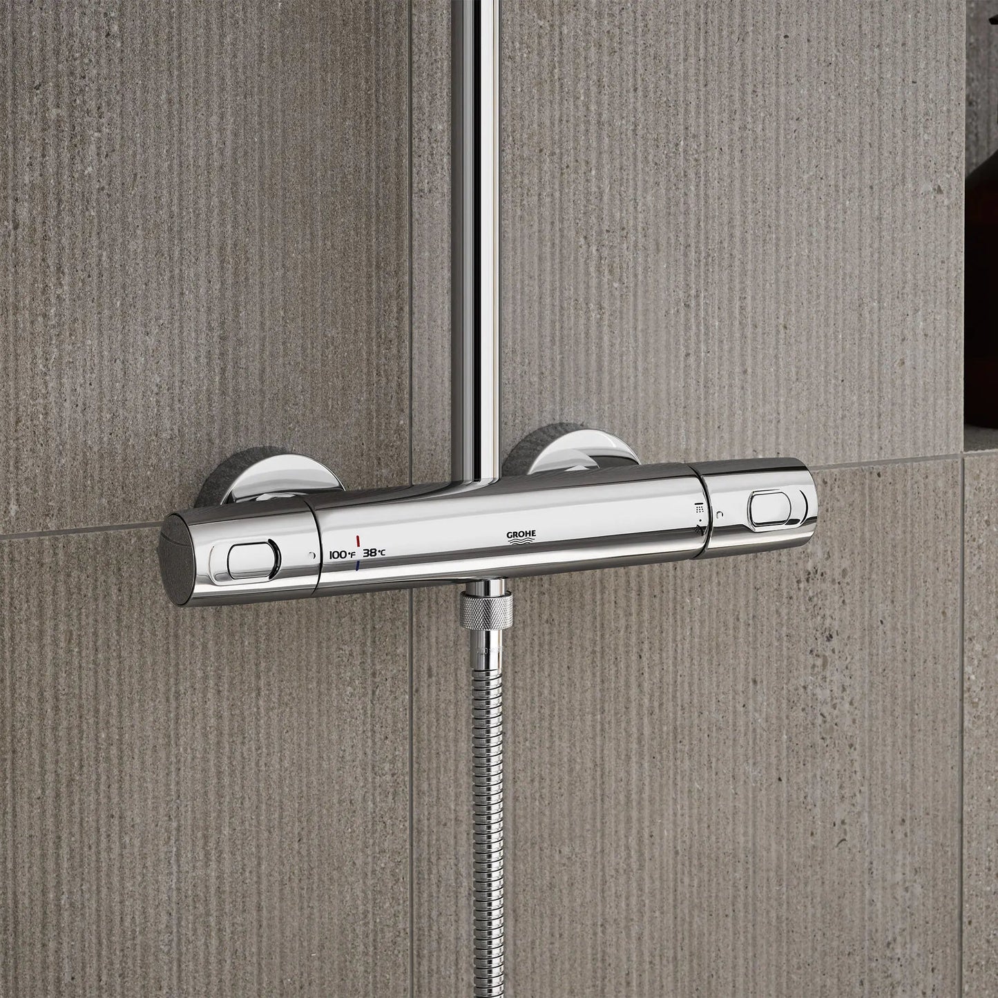 Grohe Euphoria CoolTouch Thermostatic StarLight Chrome Shower System