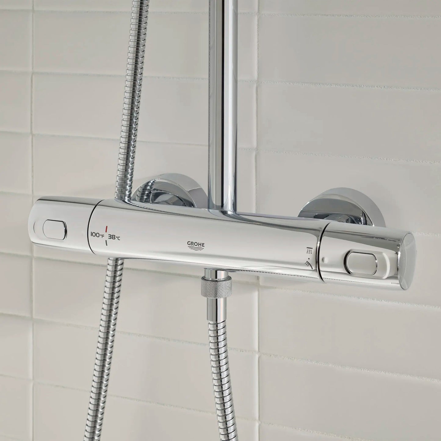 Grohe Euphoria CoolTouch Thermostatic StarLight Chrome Shower System