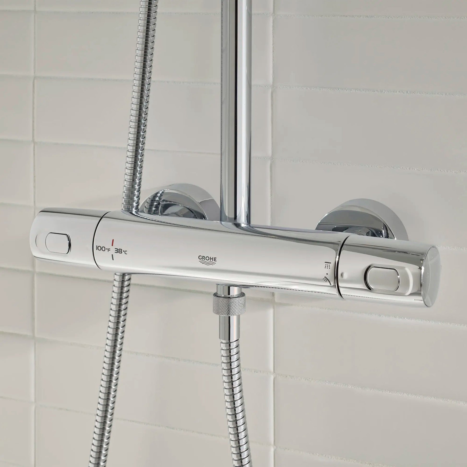 Grohe Euphoria CoolTouch Thermostatic StarLight Chrome Shower System