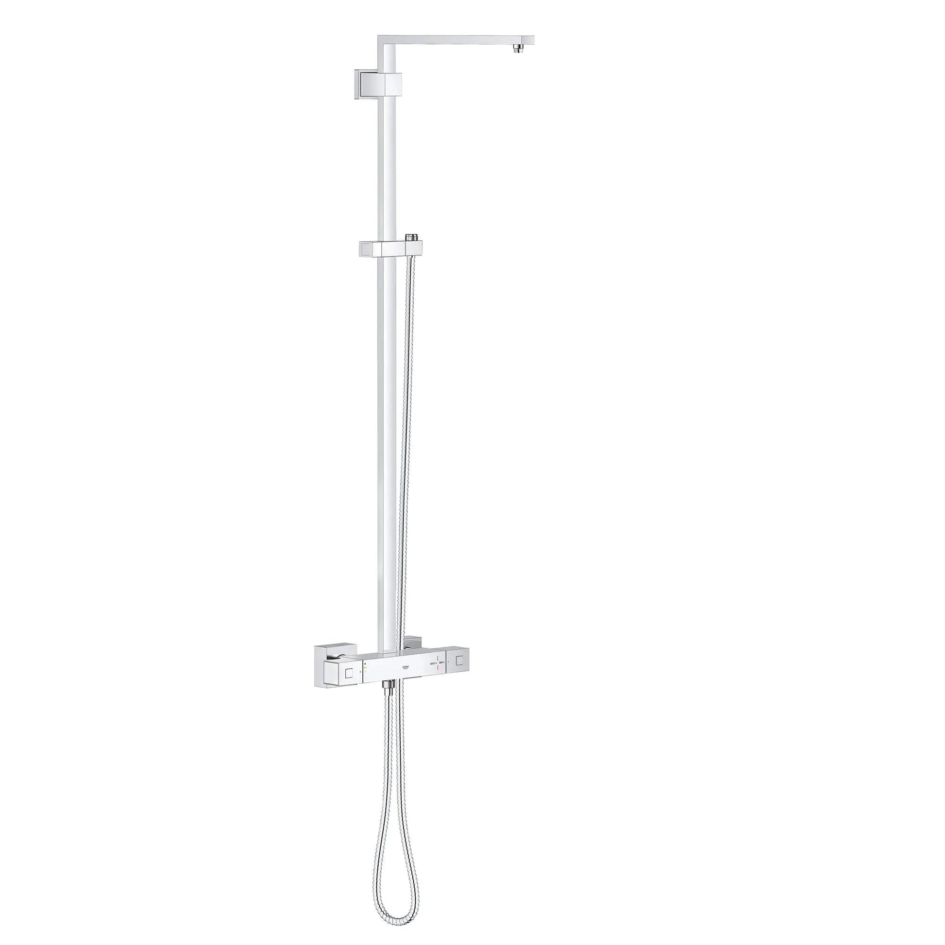 Grohe Euphoria Cube® Thermostatic StarLight Chrome Shower System