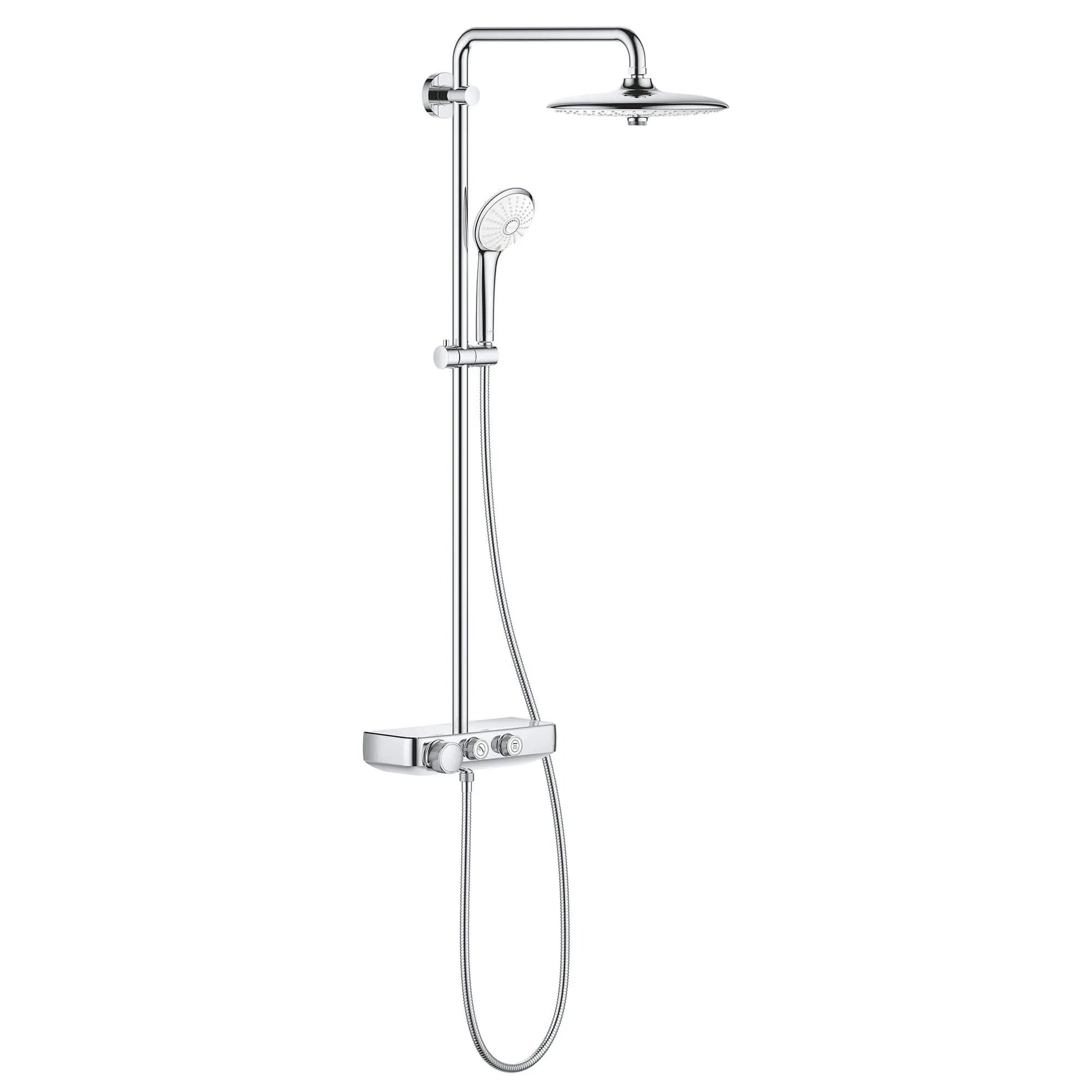 Grohe Euphoria® SmartControl StarLight Chrome Thermostatic Shower System