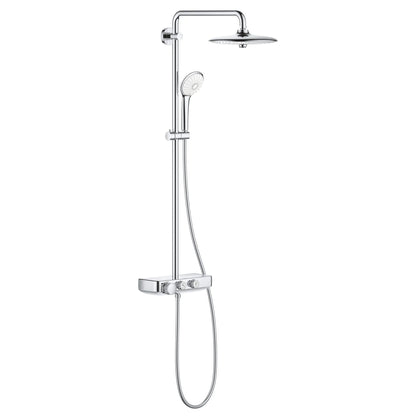 Grohe Euphoria® SmartControl StarLight Chrome Thermostatic Shower System