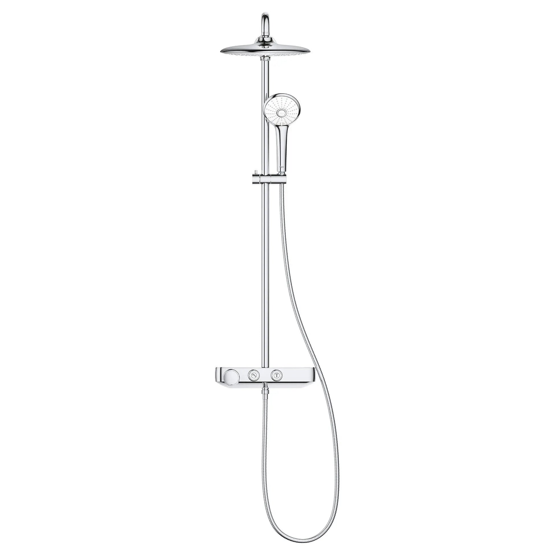Grohe Euphoria® SmartControl StarLight Chrome Thermostatic Shower System