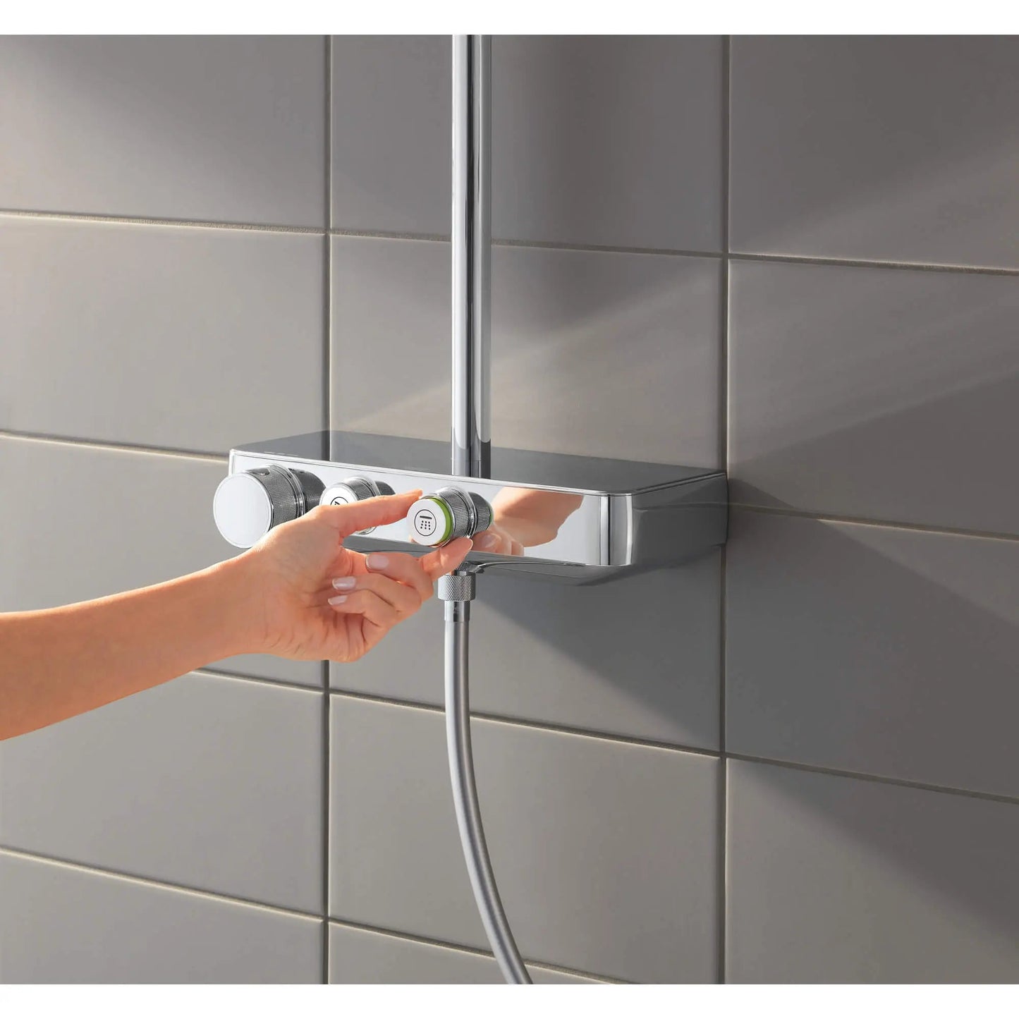 Grohe Euphoria® SmartControl StarLight Chrome Thermostatic Shower System