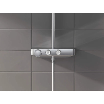 Grohe Euphoria® SmartControl StarLight Chrome Thermostatic Shower System