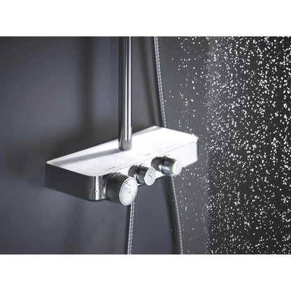 Grohe Euphoria® SmartControl StarLight Chrome Thermostatic Shower System