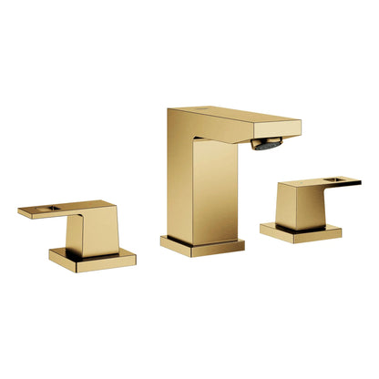 Grohe Eurocube® 1.2 GPM 8" Widespread Two-Handle Brushed Cool Sunrise Faucet