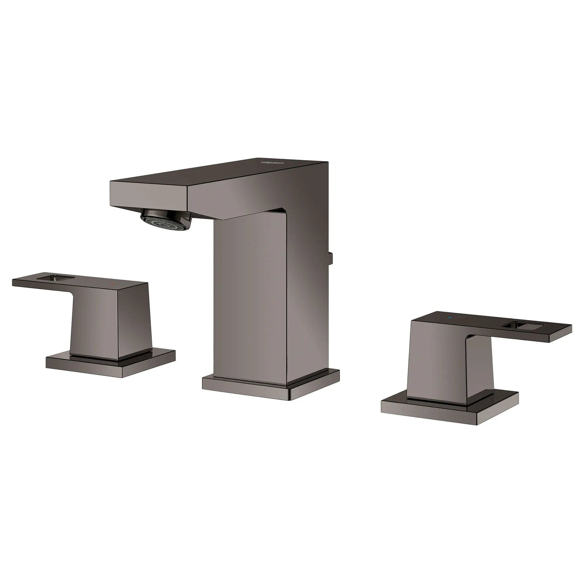 Grohe Eurocube® 1.2 GPM 8" Widespread Two-Handle Hard Graphite Faucet