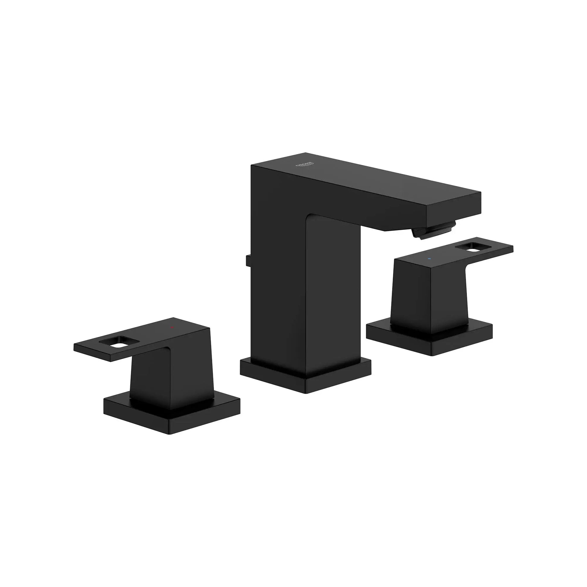 Grohe Eurocube® 1.2 GPM 8" Widespread Two-Handle Matte Black Infinity Faucet