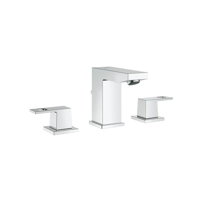 Grohe Eurocube® 1.2 GPM 8" Widespread Two-Handle StarLight Chrome Faucet