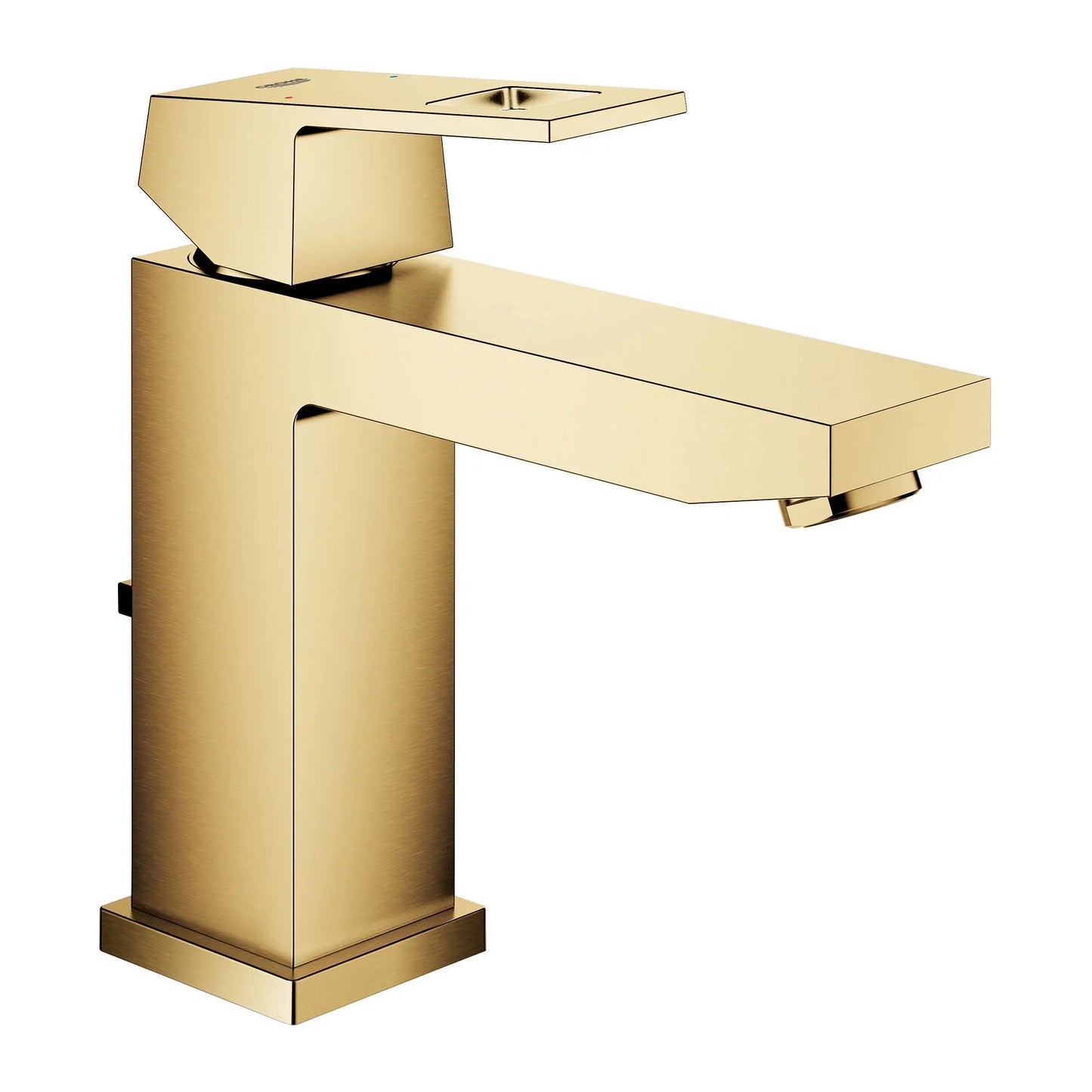 Grohe Eurocube® 1.2 GPM Single Hole Single Handle Brushed Cool Sunrise Faucet
