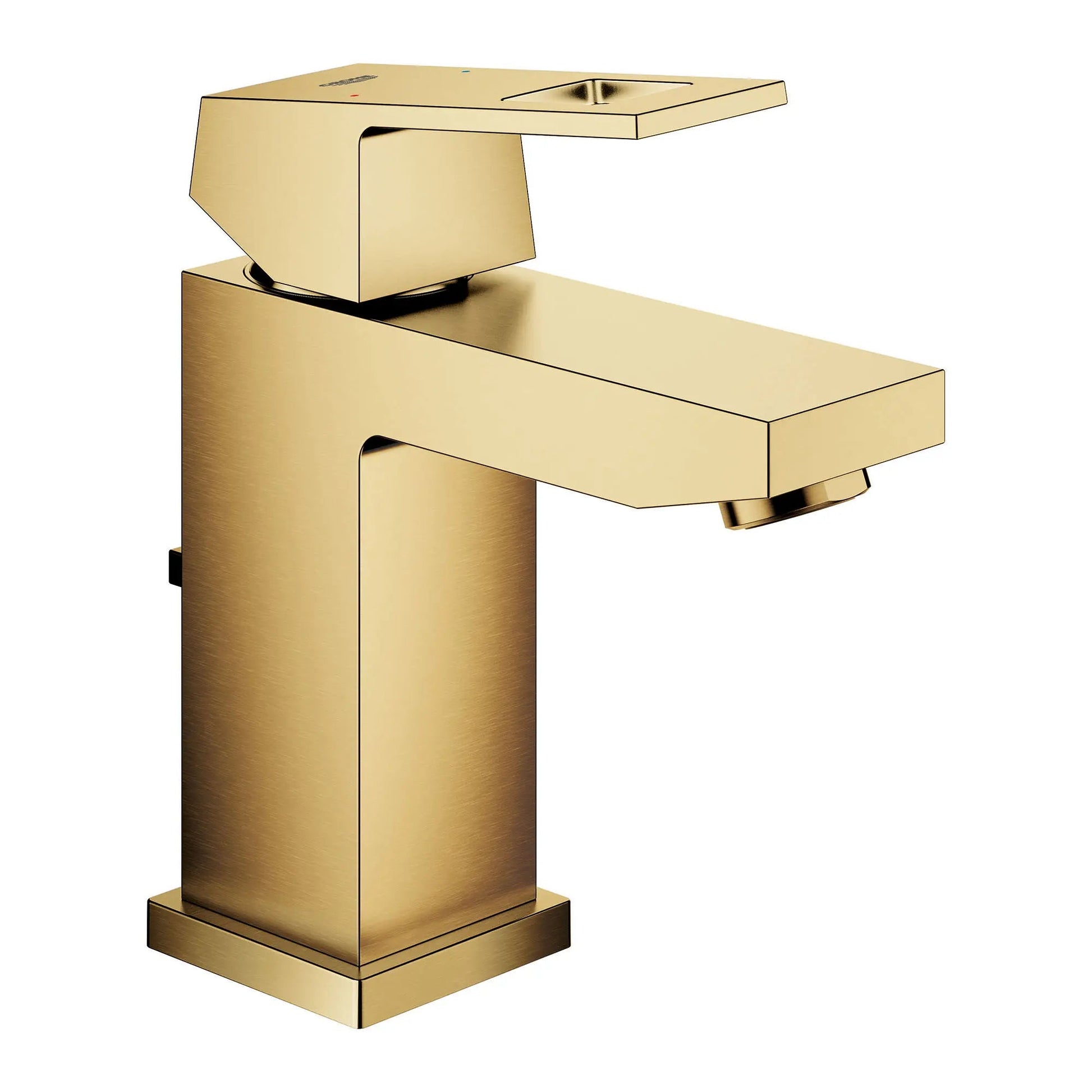 Grohe Eurocube® 1.2 GPM Single Hole Single-Handle Brushed Cool Sunrise Faucet