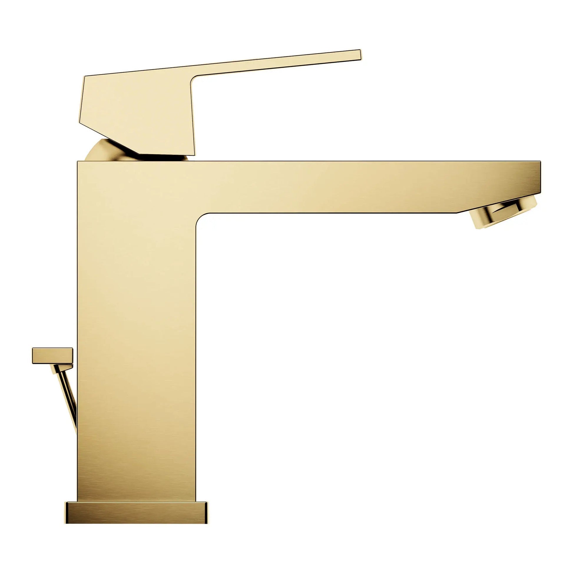 Grohe Eurocube® 1.2 GPM Single Hole Single Handle Brushed Cool Sunrise Faucet