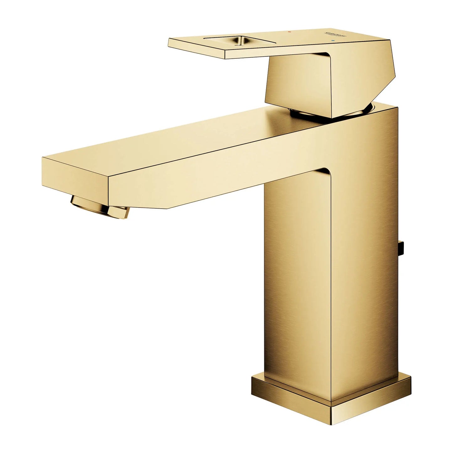Grohe Eurocube® 1.2 GPM Single Hole Single Handle Brushed Cool Sunrise Faucet