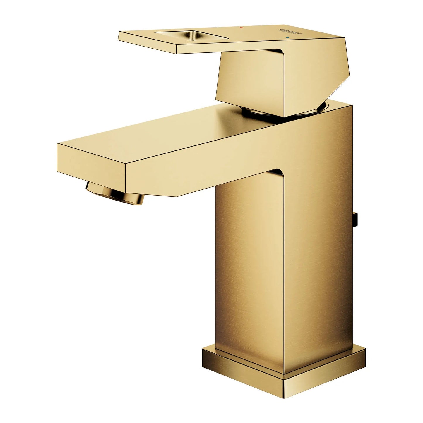 Grohe Eurocube® 1.2 GPM Single Hole Single-Handle Brushed Cool Sunrise Faucet