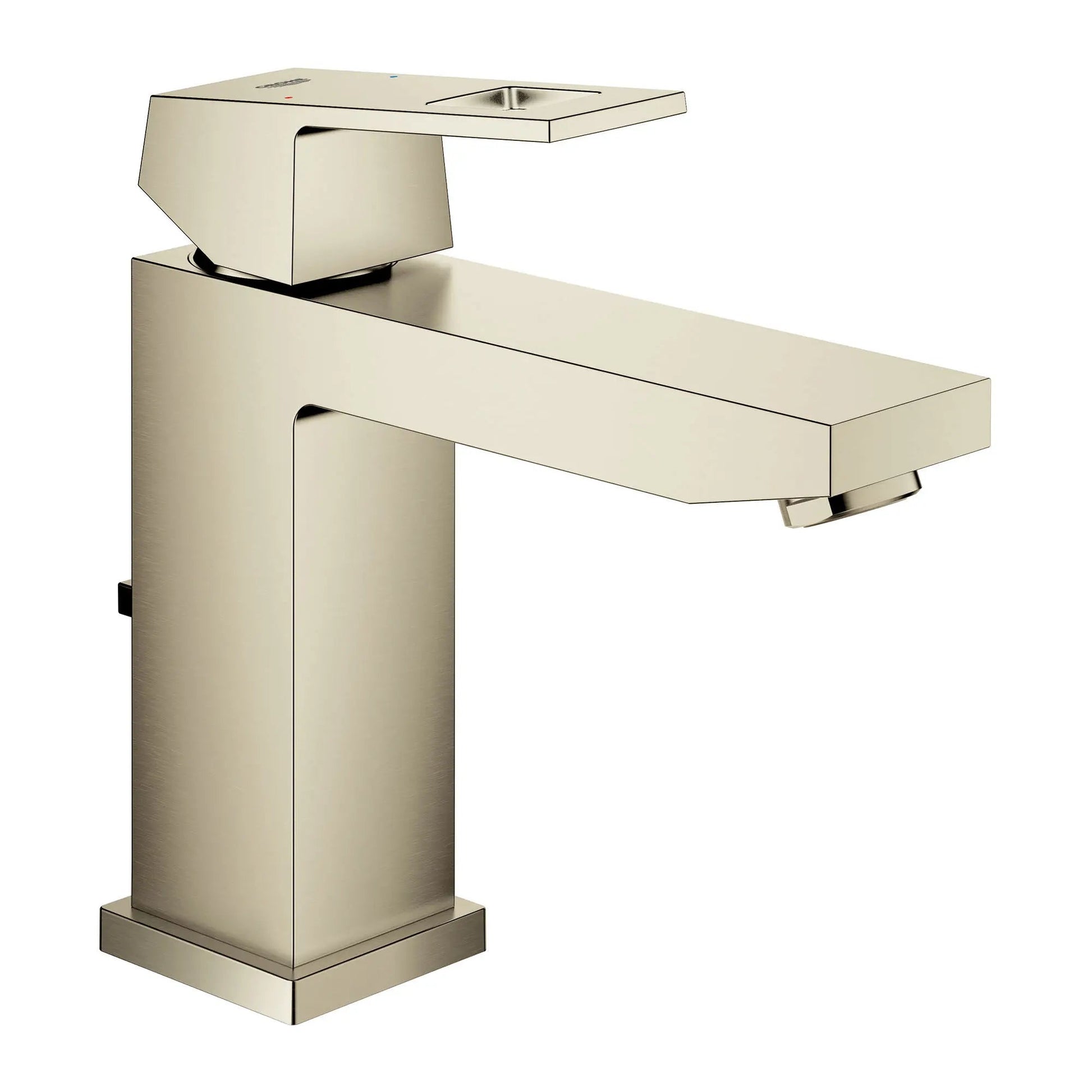 Grohe Eurocube® 1.2 GPM Single Hole Single Handle Brushed Nickel Infinity Faucet