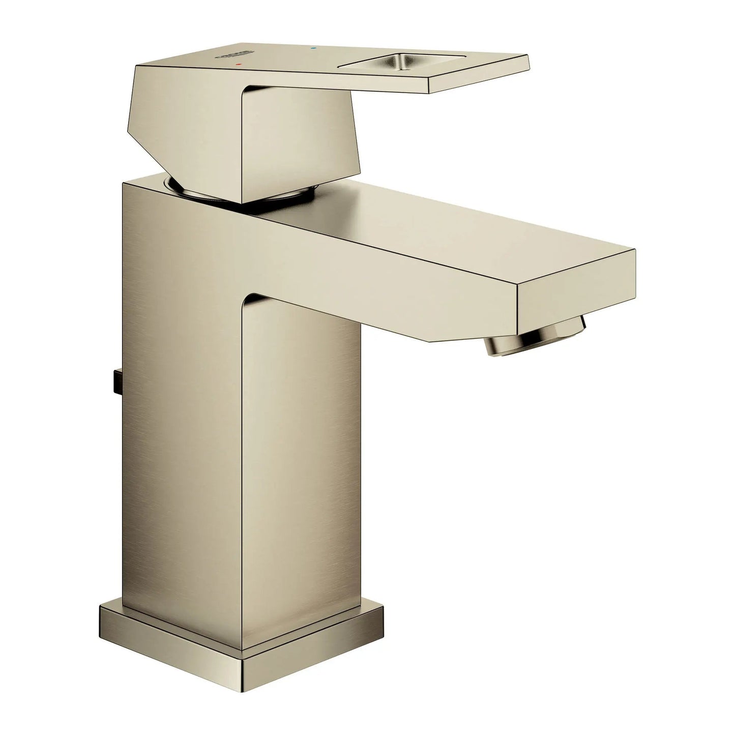 Grohe Eurocube® 1.2 GPM Single Hole Single-Handle Brushed Nickel Infinity Faucet