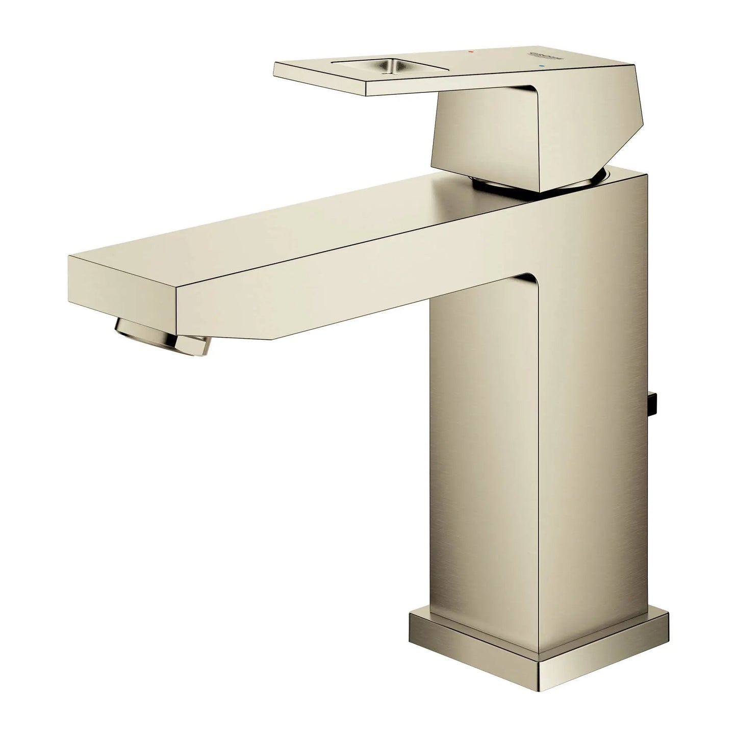 Grohe Eurocube® 1.2 GPM Single Hole Single Handle Brushed Nickel Infinity Faucet