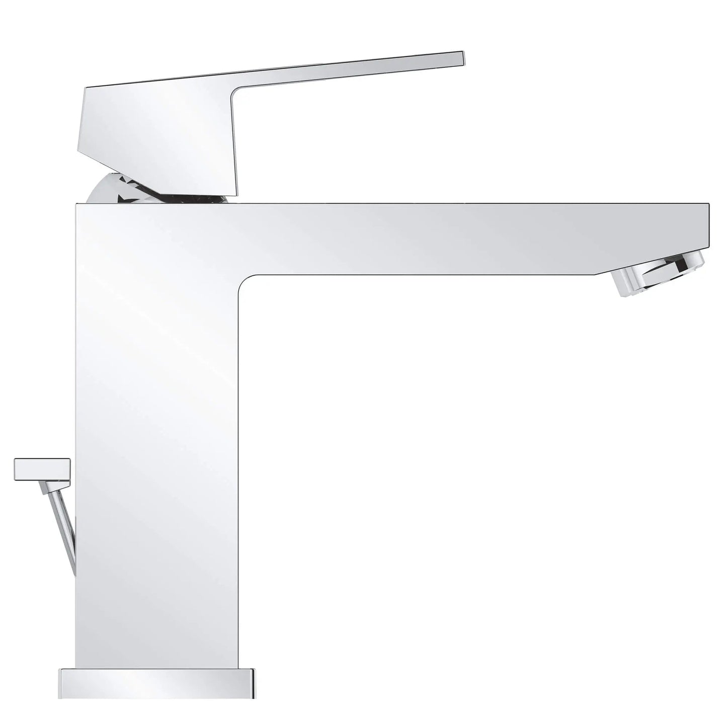 Grohe Eurocube® 1.2 GPM Single Hole Single Handle StarLight Chrome Faucet