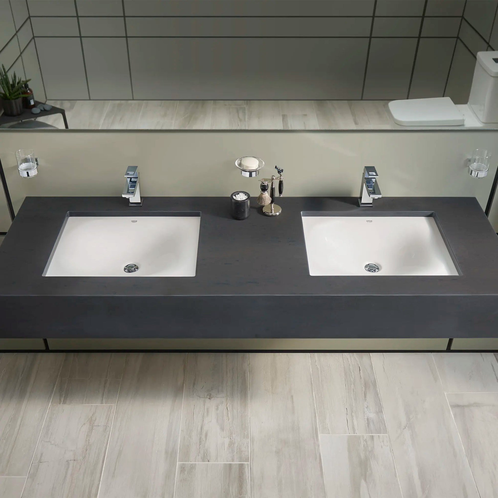Grohe Eurocube® 1.2 GPM Single Hole Single Handle StarLight Chrome Faucet