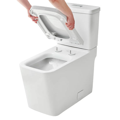 Grohe Eurocube Right Height Elongated Toilet Bowl With Seat Less Tank