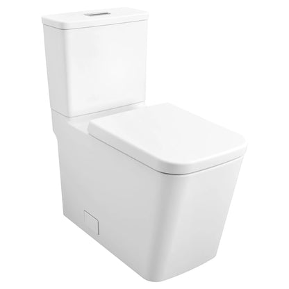 Grohe Eurocube Two-Piece Dual Flush Right Height Elongated Alpine White Toilet With Seat