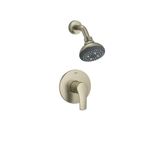 Grohe Eurosmart Pressure Balance Brushed Nickel Infinity Valve Shower Trim Kit