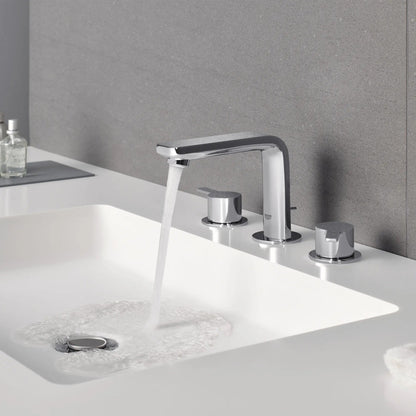 Grohe Lineare™ 2057800A 8" Two-Handle 1.2 GPM StarLight Chrome Widespread Faucet