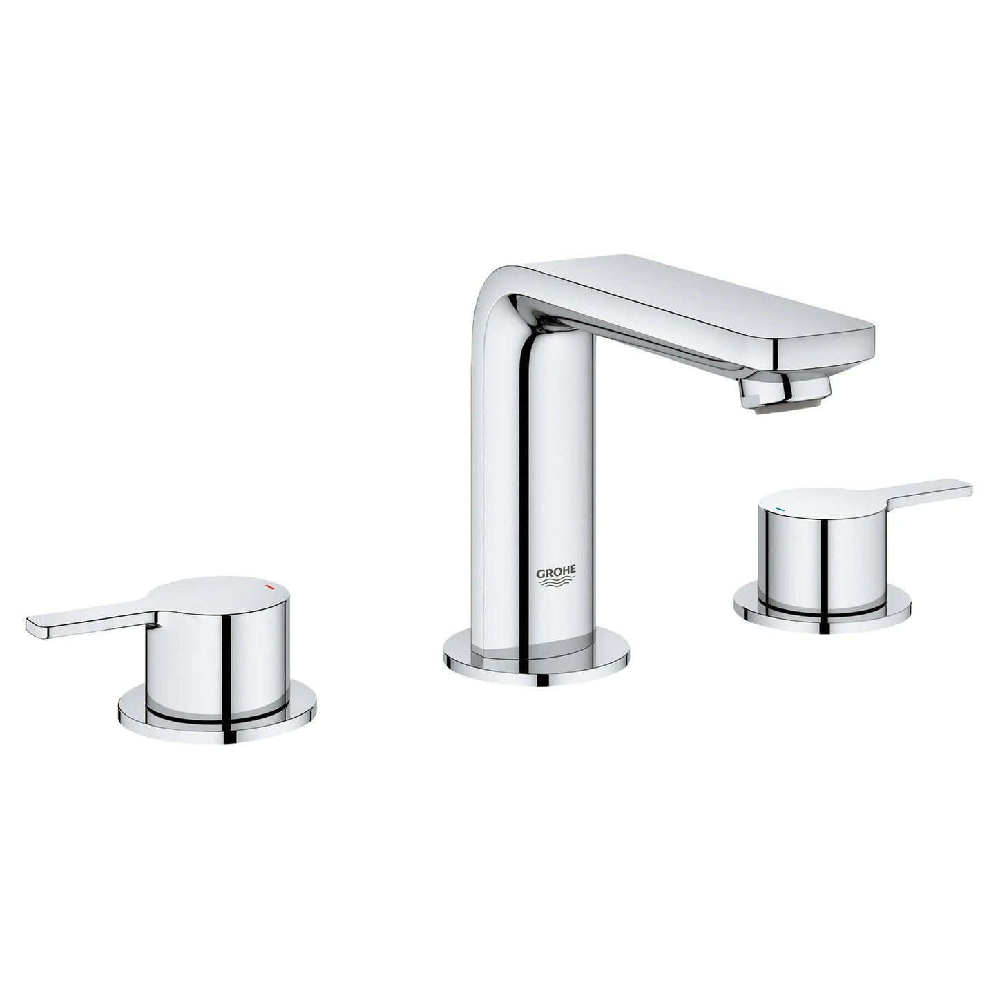 Grohe Lineare™ 2057800A 8" Two-Handle 1.2 GPM StarLight Chrome Widespread Faucet