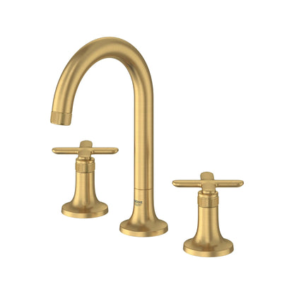 Grohe Listra 1.2 GPM Deck Mount Widespread Brushed Cool Sunrise Finish Faucet