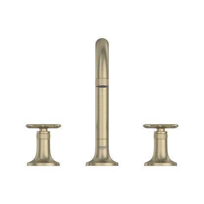 Grohe Listra 1.2 GPM Deck Mount Widespread Brushed Nickel Infinity Finish Faucet