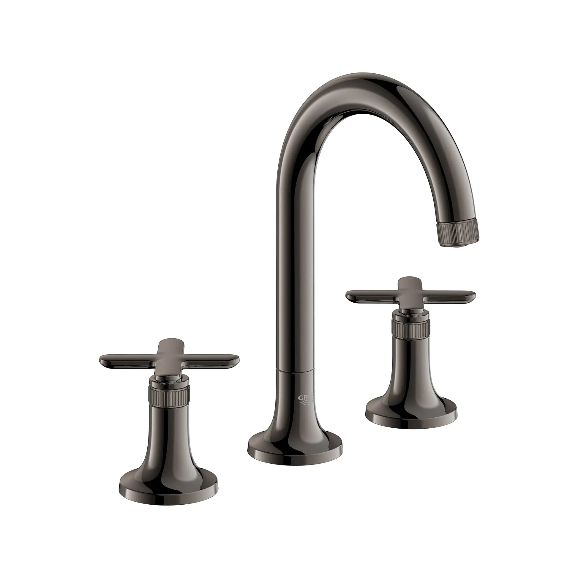 Grohe Listra 1.2 GPM Deck Mount Widespread Hard Graphite Finish Faucet