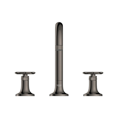 Grohe Listra 1.2 GPM Deck Mount Widespread Hard Graphite Finish Faucet