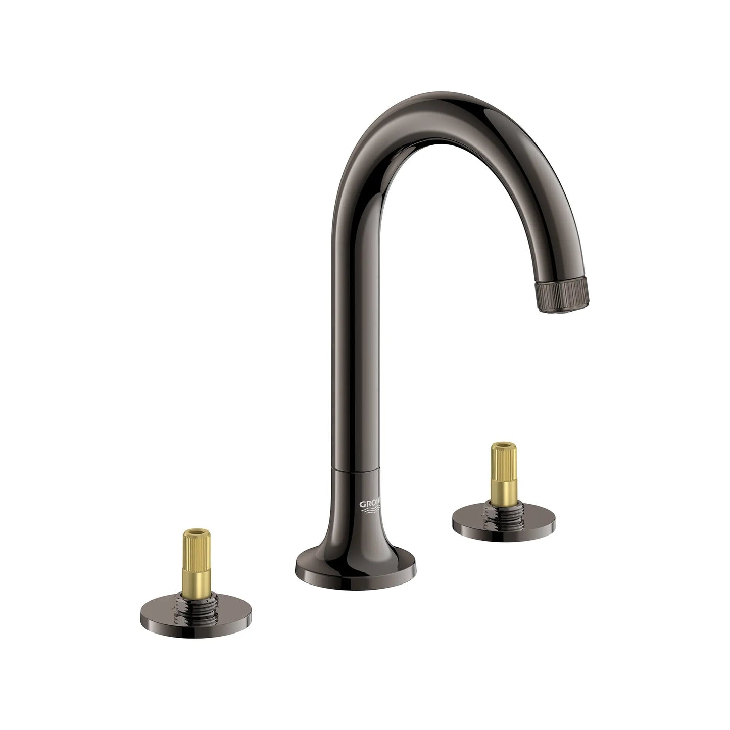 Grohe Listra 1.2 GPM Deck Mount Widespread Hard Graphite Finish Faucet