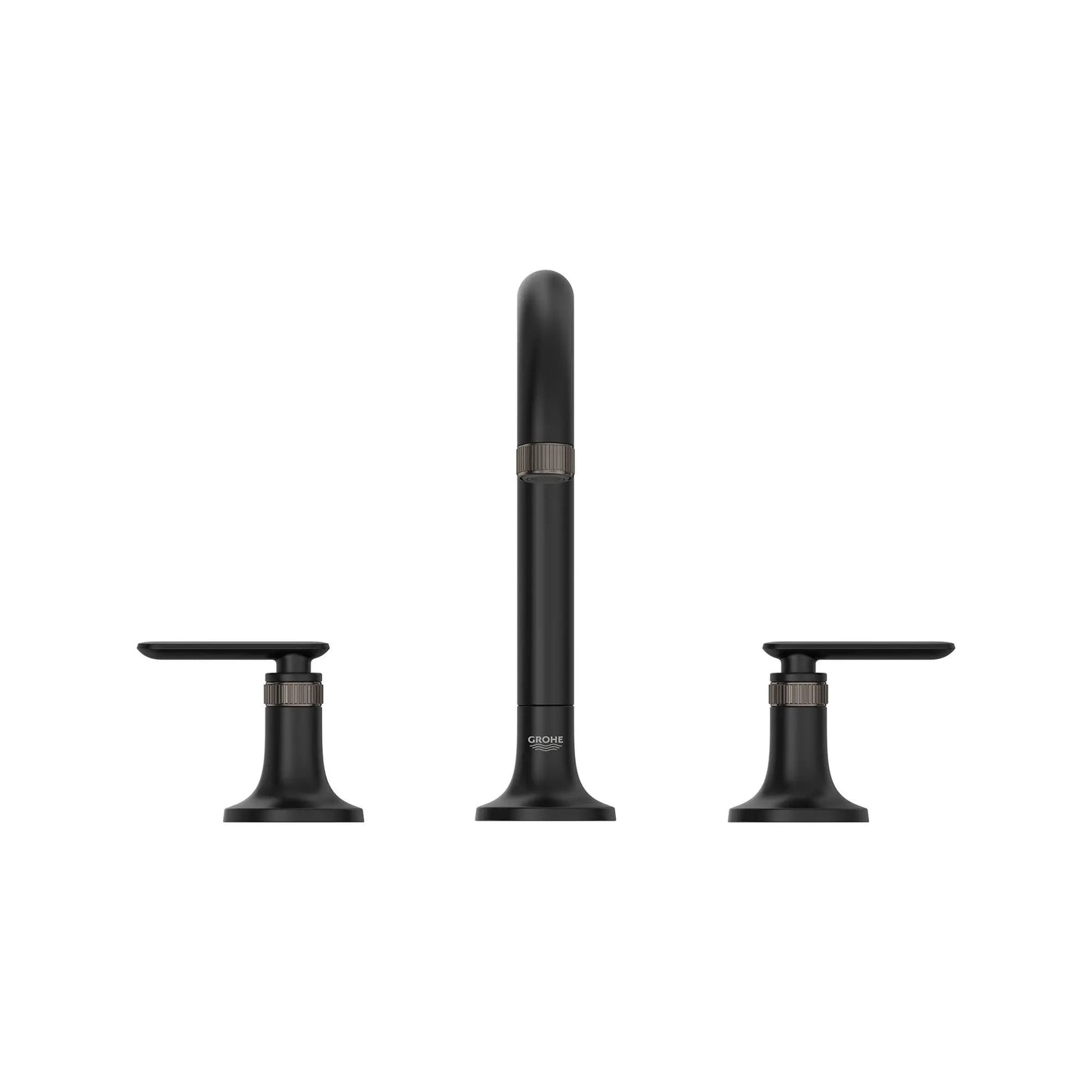 Grohe Listra 1.2 GPM Deck Mount Widespread Matte Black Infinity Finish Faucet