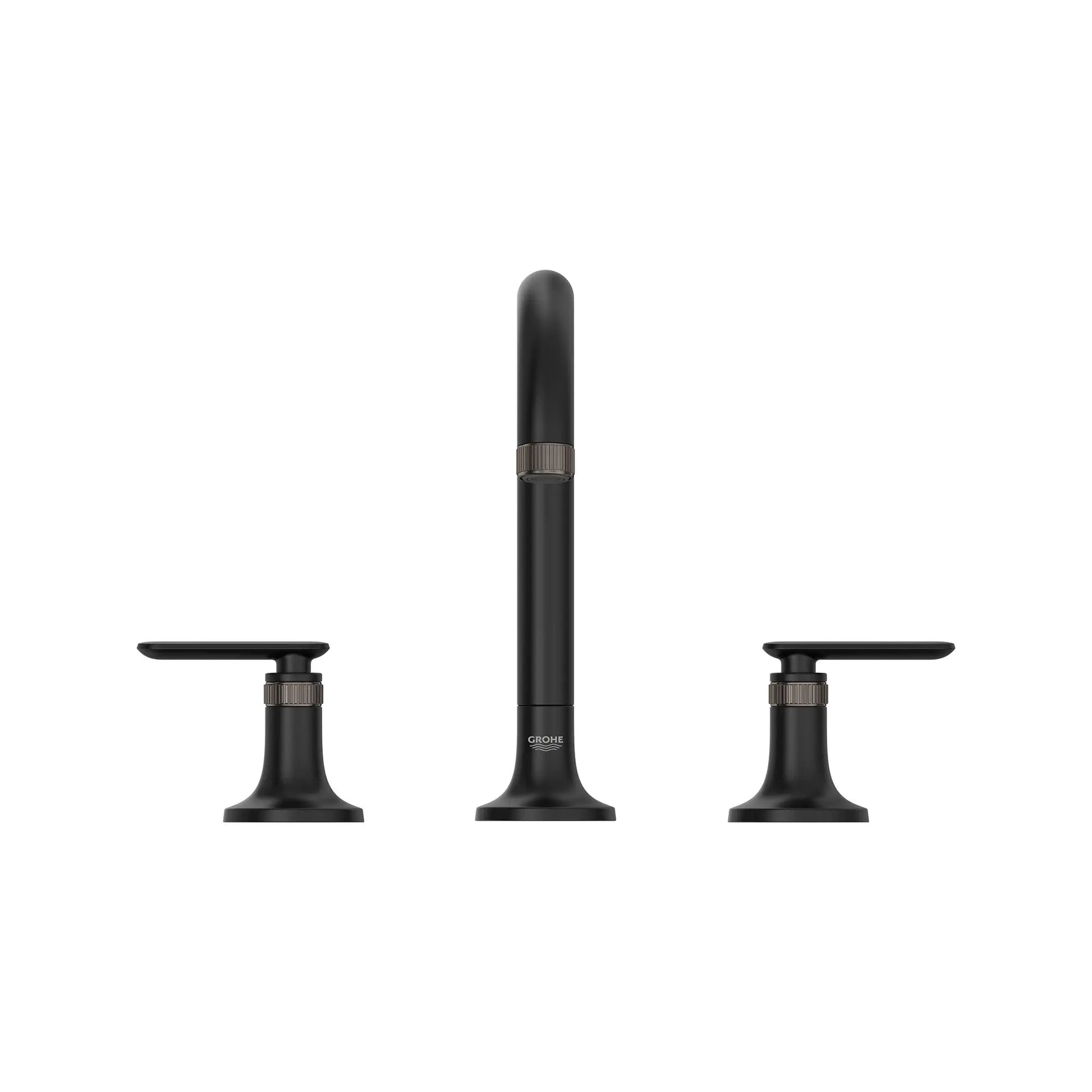Grohe Listra 1.2 GPM Deck Mount Widespread Matte Black Infinity Finish Faucet