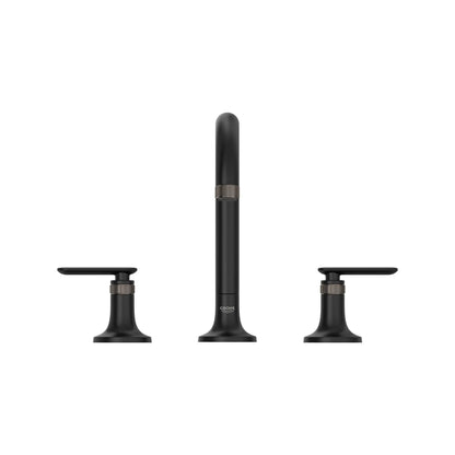 Grohe Listra 1.2 GPM Deck Mount Widespread Matte Black Infinity Finish Faucet